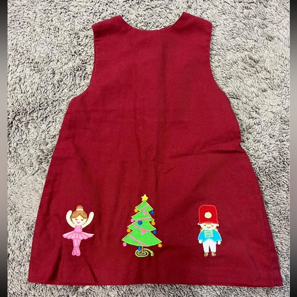 simply smocked christmas dress
